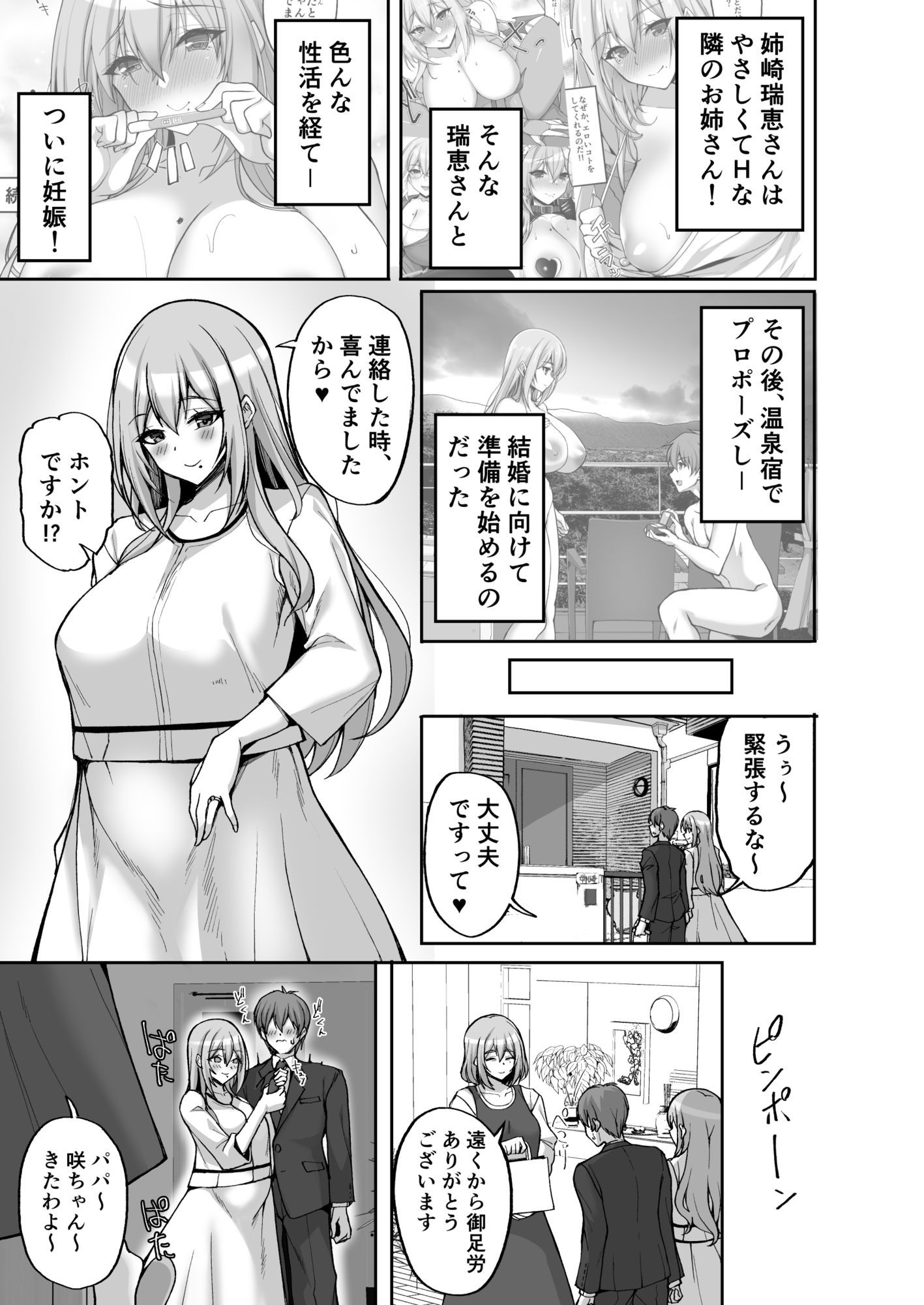 Hなお姉さんは、好きですか？6〜腹ボテポリネシアンセックスと新婚初夜とアナル破瓜〜 1枚目